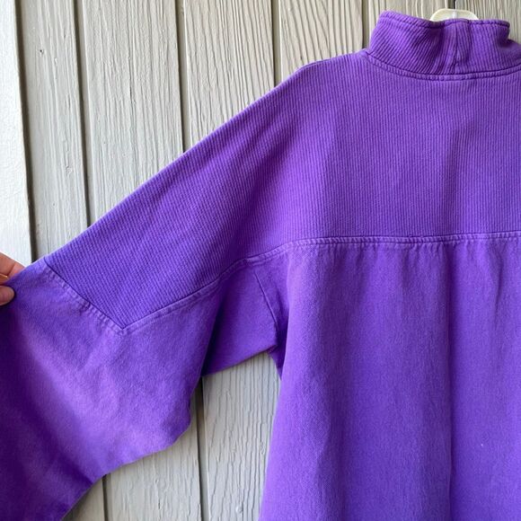 VTG 1984 Coldwater Creek Quarter Zip Pullover Grapes Patch Made USA - Picture 8 of 9